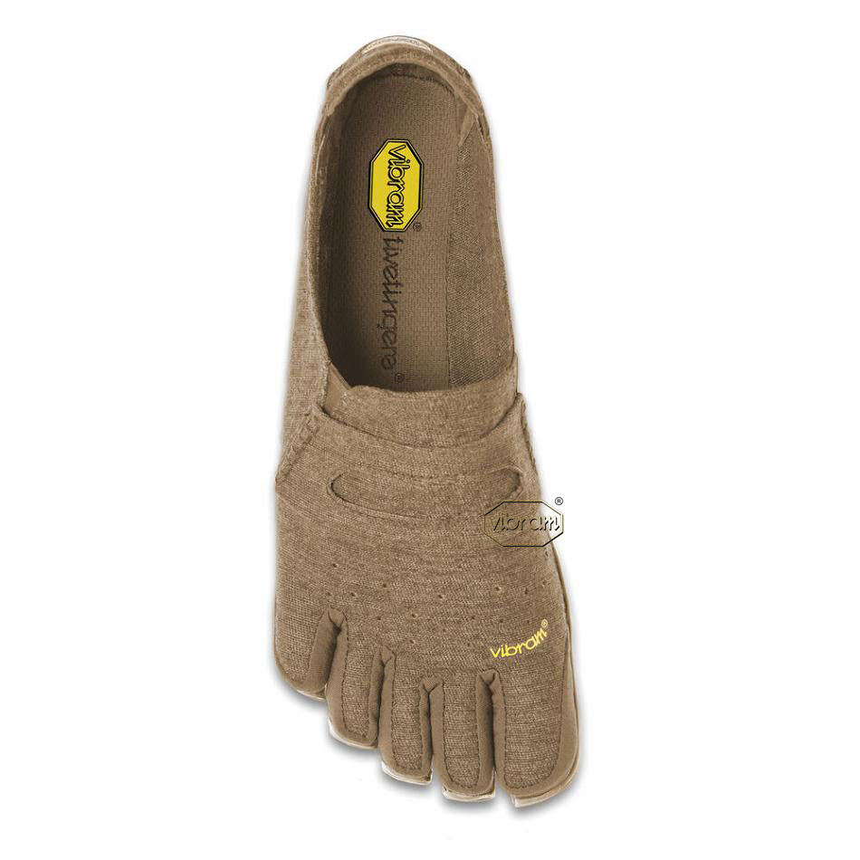 Men's Vibram CVT-Hemp Casual shoes Khaki | US_Z84