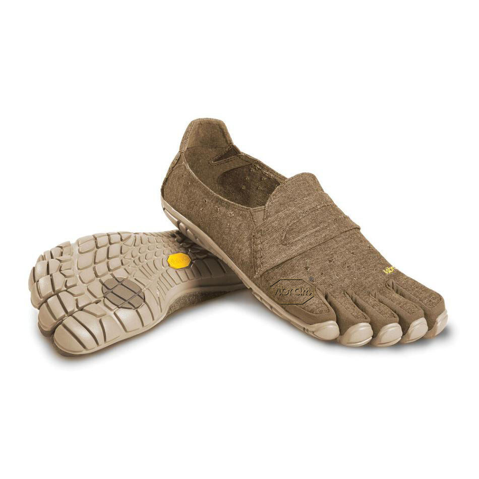 Men\'s Vibram CVT-Hemp Casual shoes Khaki | US_Z84