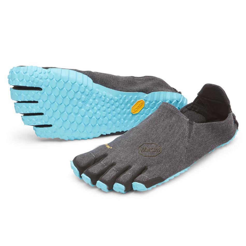 Men\'s Vibram CVT LB Casual shoes Grey / Light Blue | US_Q91