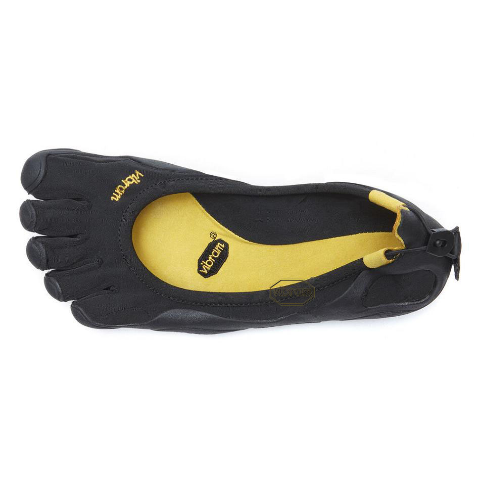 Men's Vibram Classic Casual shoes Black | US_X85