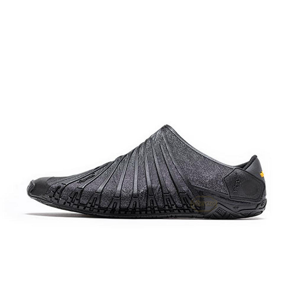 Men's Vibram Furoshiki EcoFree Shoes Black | US_X13