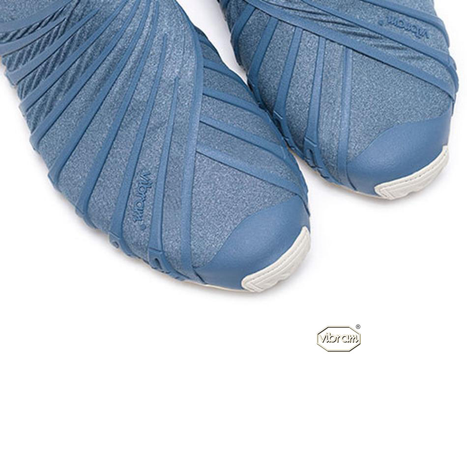 Men's Vibram Furoshiki EcoFree Shoes Blue | US_L11