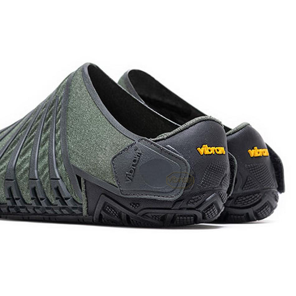 Men's Vibram Furoshiki EcoFree Shoes Green | US_Z12