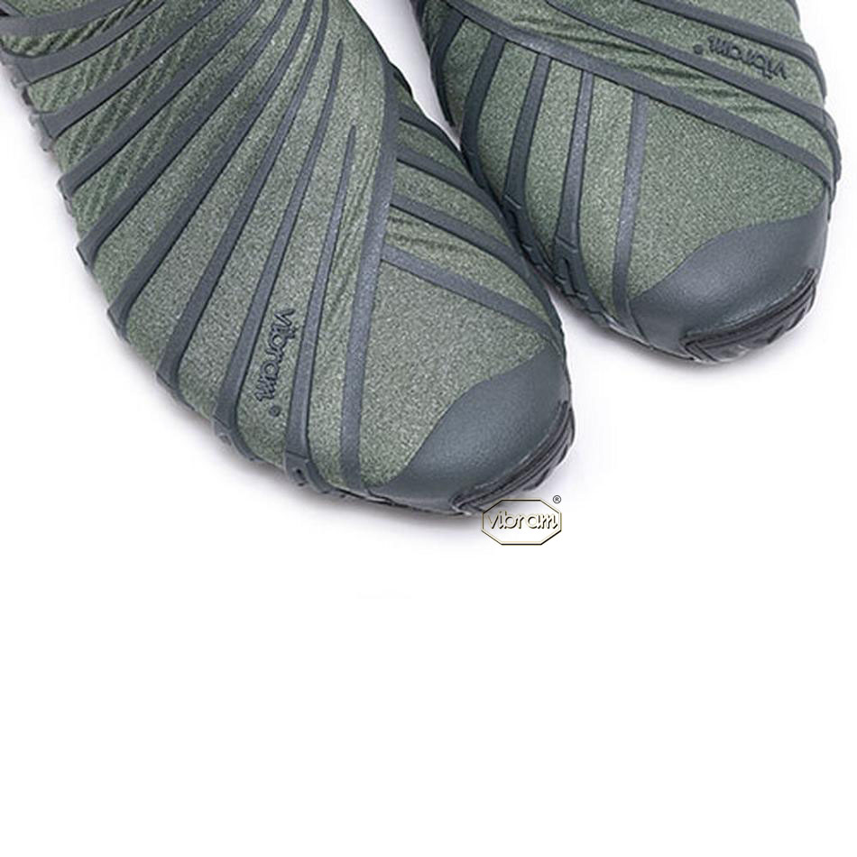 Men's Vibram Furoshiki EcoFree Shoes Green | US_Z12