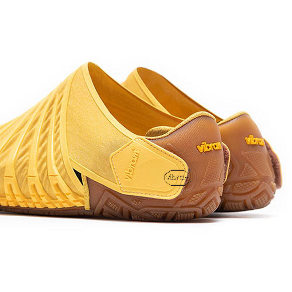 Men's Vibram Furoshiki EcoFree Shoes Mustard | US_K10