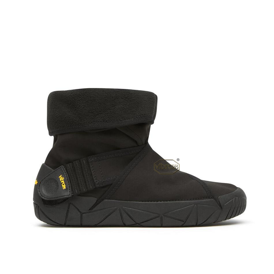 Men's Vibram Furoshiki Oslo WP Arctic Grip Boots Black | US_N17