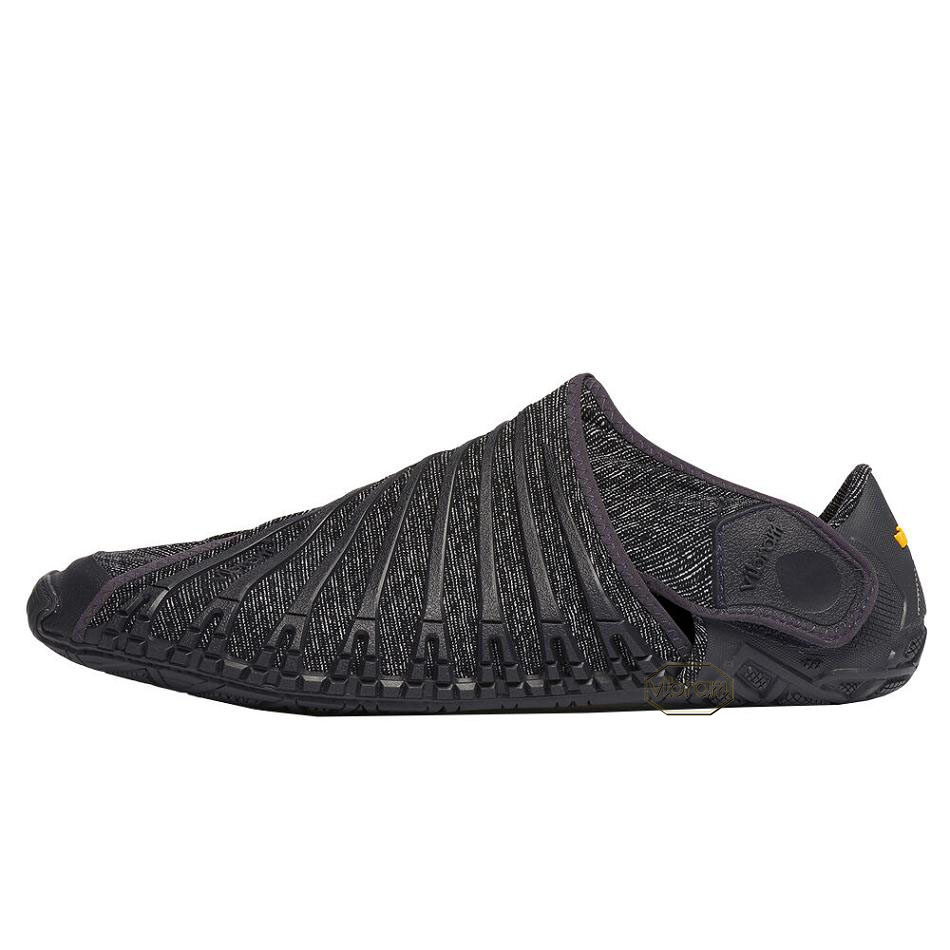 Men's Vibram Furoshiki Shoes Dark Grey | US_B16