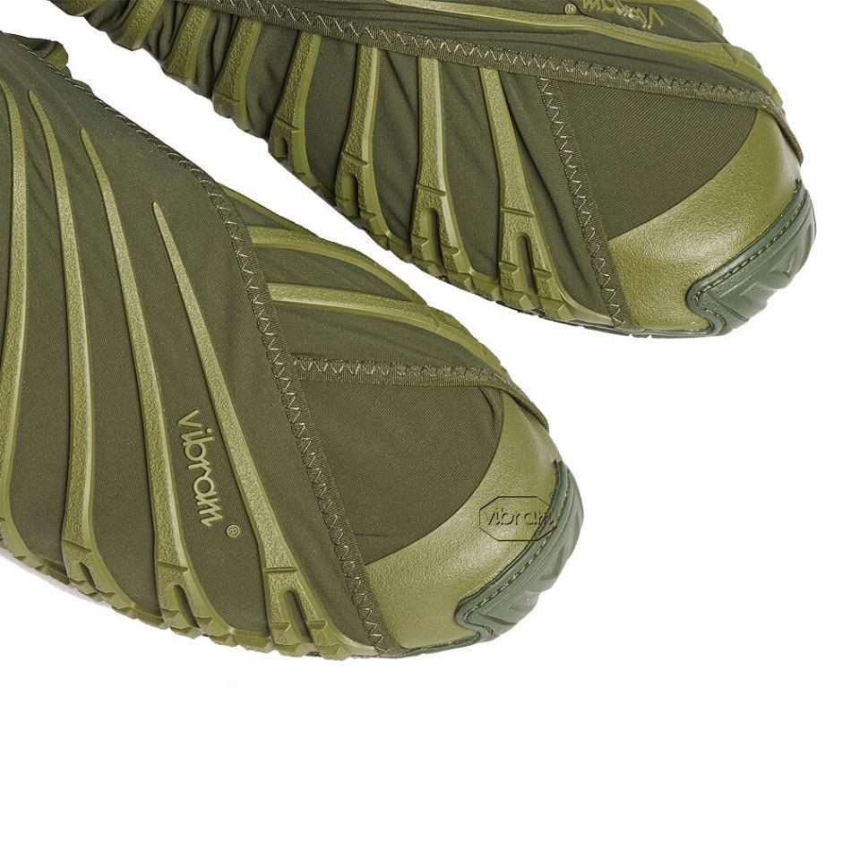 Men's Vibram Furoshiki Shoes Olive | US_V15