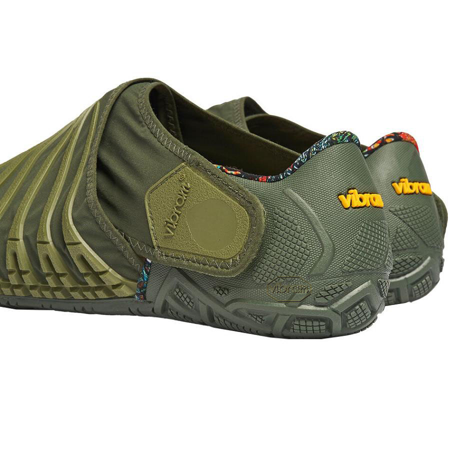 Men's Vibram Furoshiki Shoes Olive | US_V15