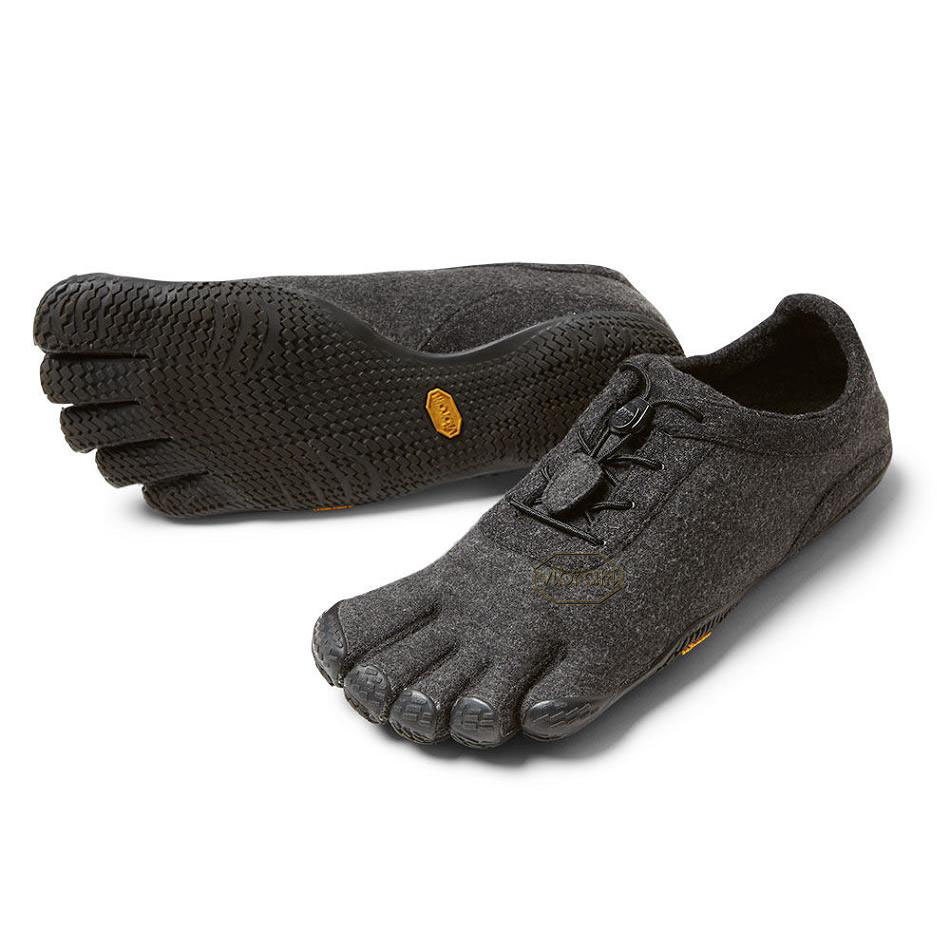 Men\'s Vibram KSO ECO Wool Casual shoes Grey / Black | US_R94