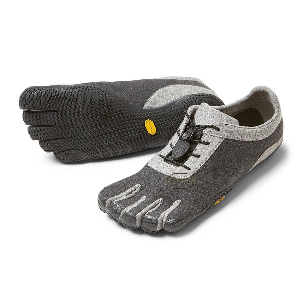 Men\'s Vibram KSO ECO Wool Casual shoes Grey / Black | US_T95