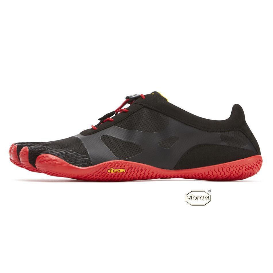 Men's Vibram KSO EVO Training Shoes Black / Red | US_N65