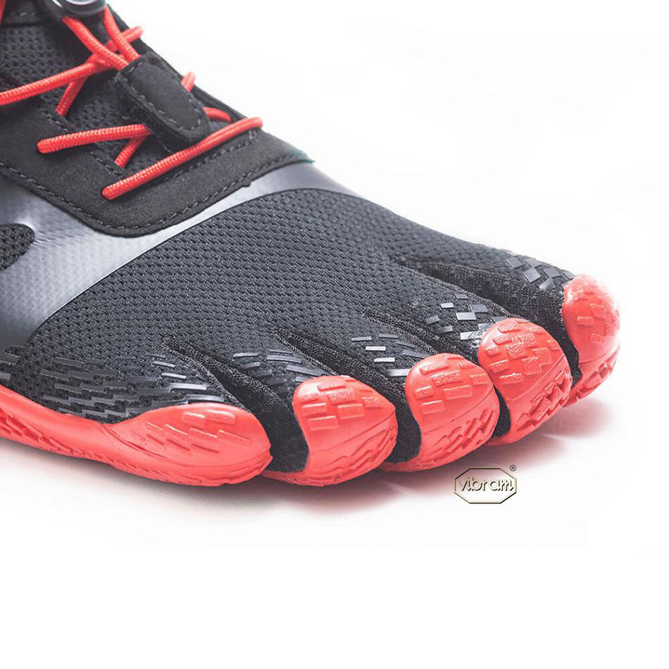 Men's Vibram KSO EVO Training Shoes Black / Red | US_N65