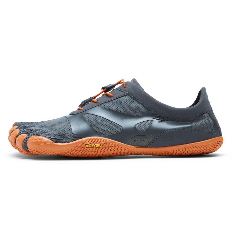 Men's Vibram KSO EVO Training Shoes Grey / Orange | US_Z60