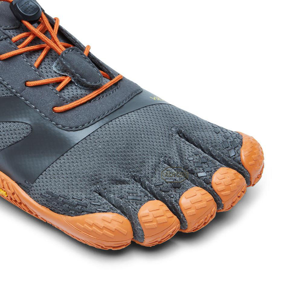 Men's Vibram KSO EVO Training Shoes Grey / Orange | US_Z60