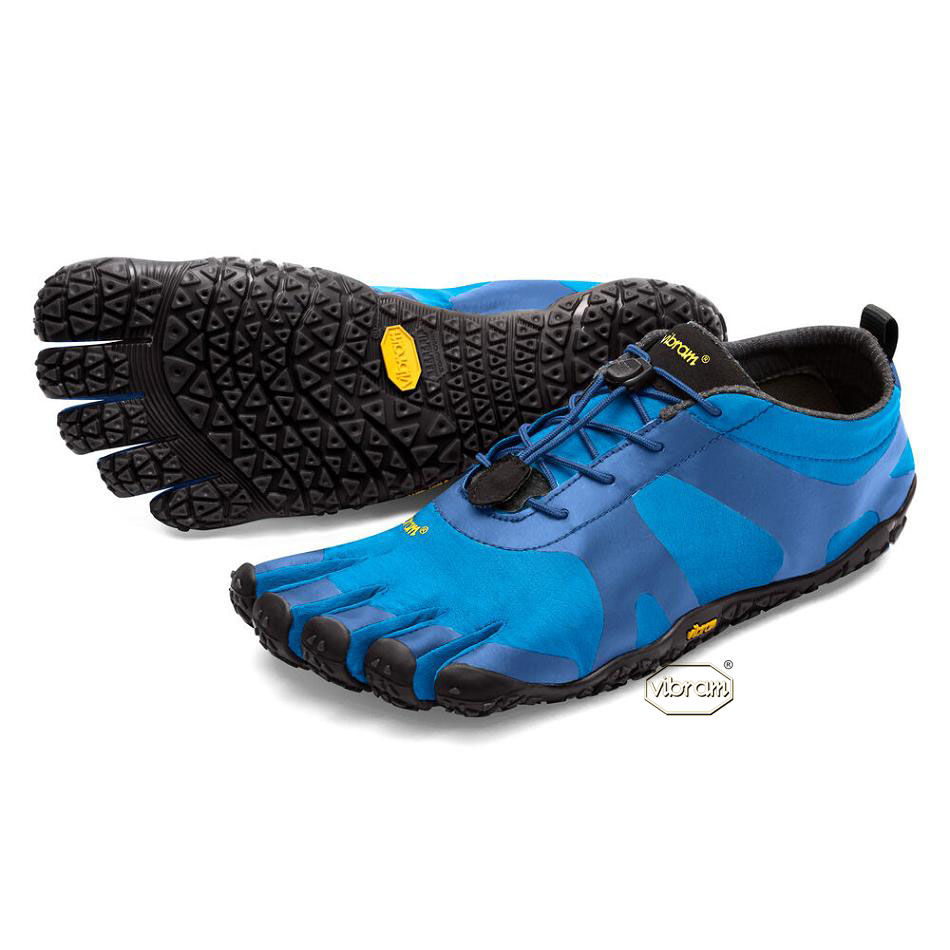 Men\'s Vibram V-Alpha Training Shoes Blue / Black | US_H56