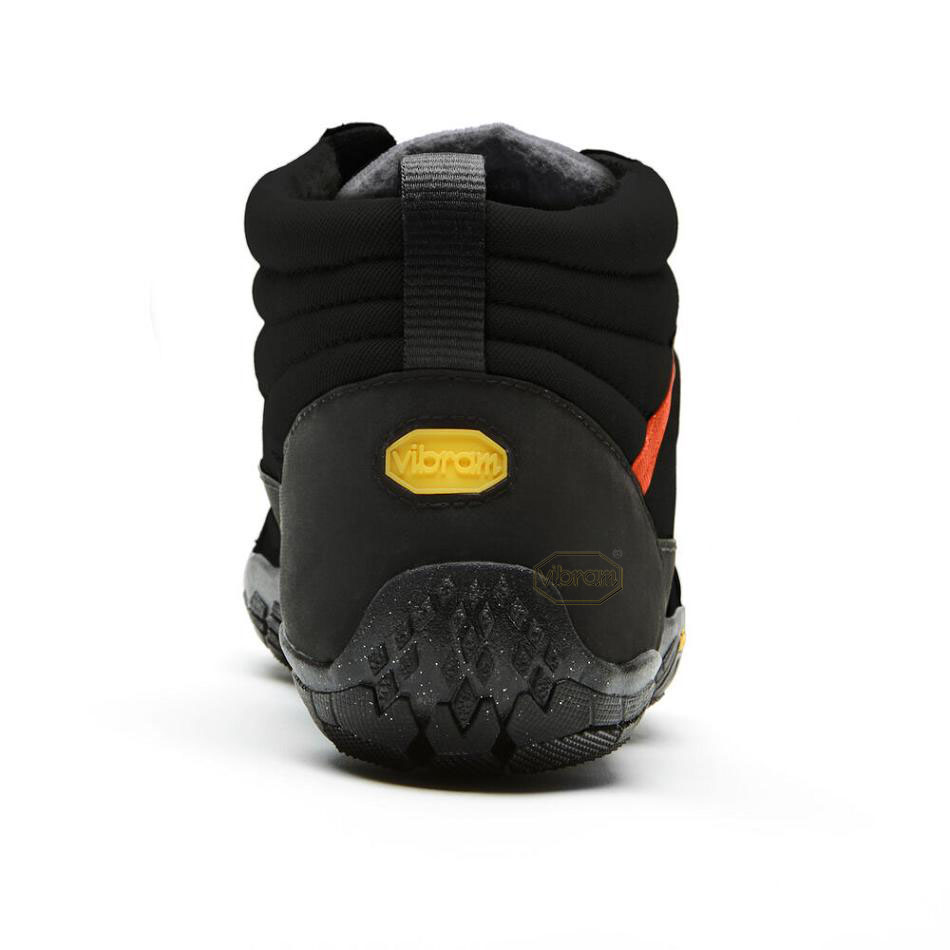 Men's Vibram V-Trek Insulated Casual shoes Black / Grey / Red | US_F78