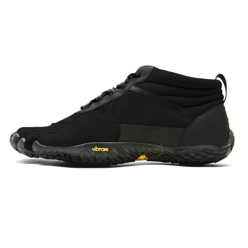 Men's Vibram V-Trek Insulated Casual shoes Black | US_G79