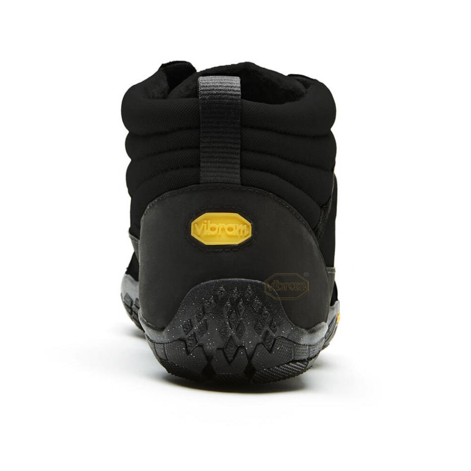 Men's Vibram V-Trek Insulated Casual shoes Black | US_G79