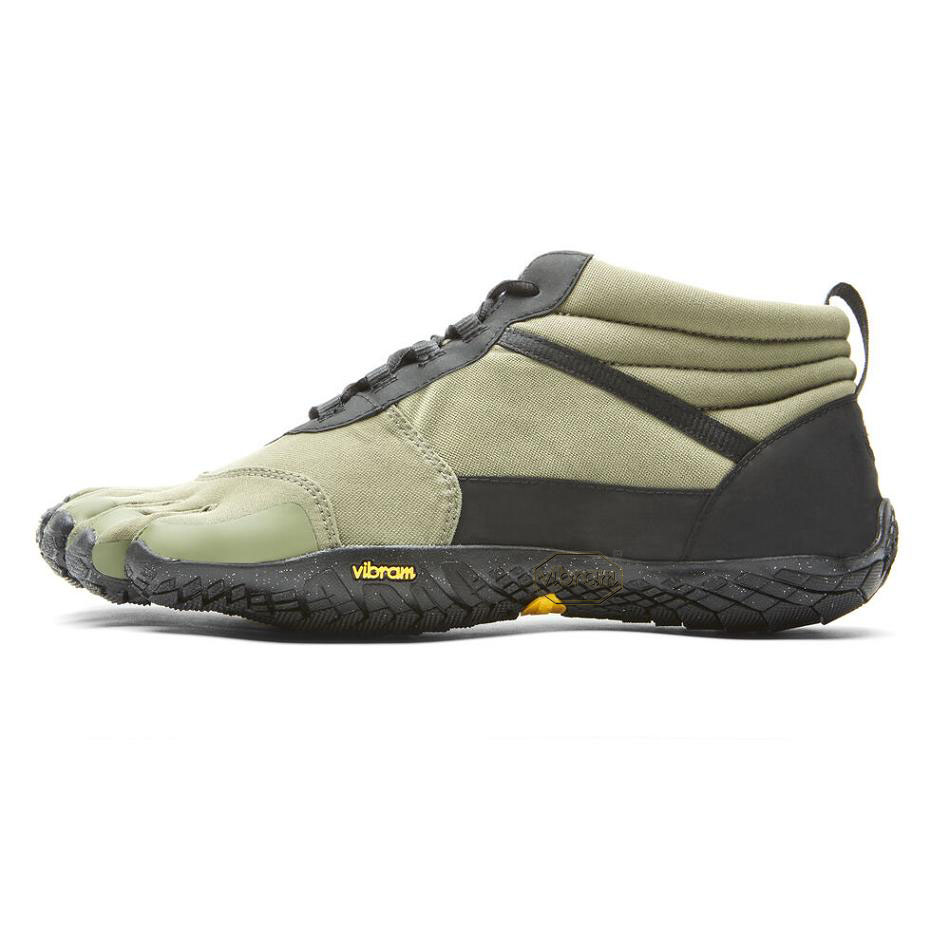 Men's Vibram V-Trek Insulated Casual shoes Black | US_H80