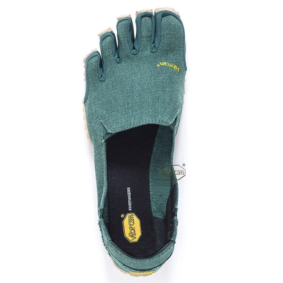 Women's Vibram CVT LB Casual shoes Green / Beige | US_Q46