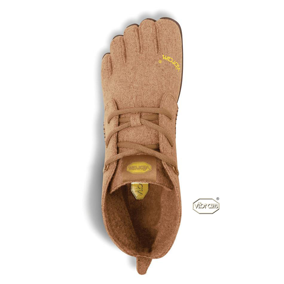 Women's Vibram CVT-Wool Casual shoes Brown | US_U28