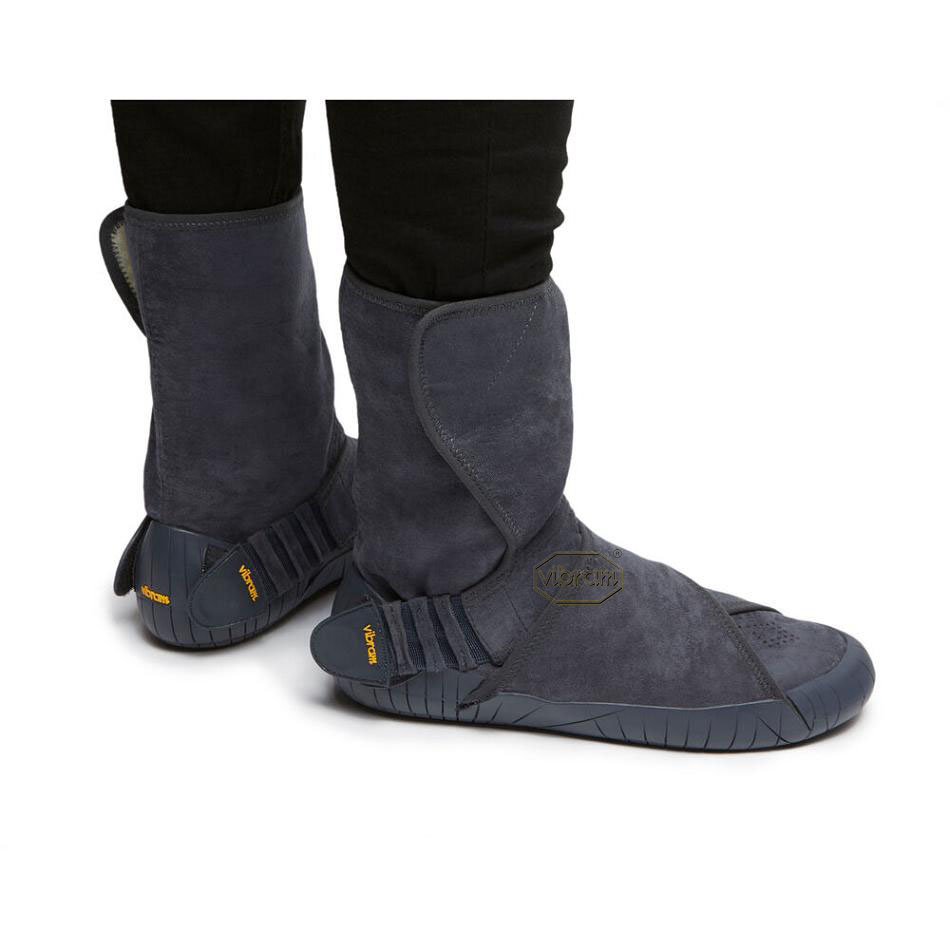 Women's Vibram Furoshiki Eastern Traveler Mid Boots Grey | US_E51