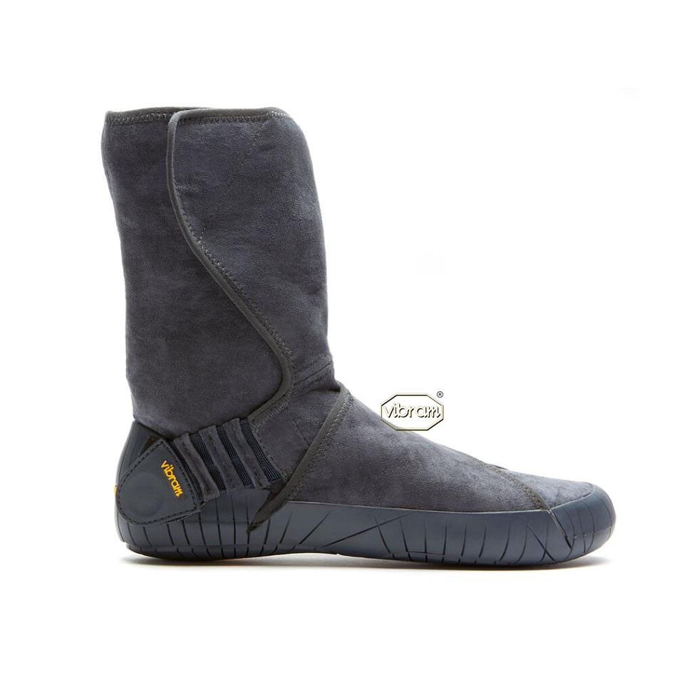 Women's Vibram Furoshiki Eastern Traveler Mid Boots Grey | US_E51