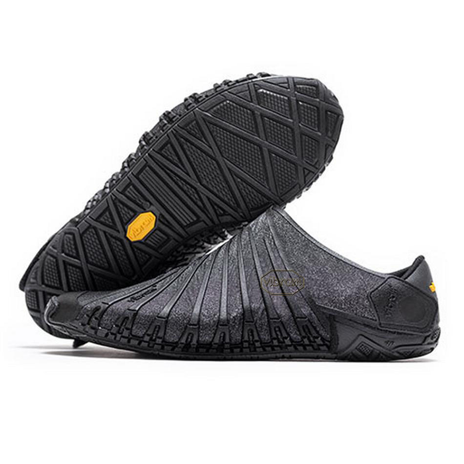 Women\'s Vibram Furoshiki EcoFree Shoes Black | US_N47