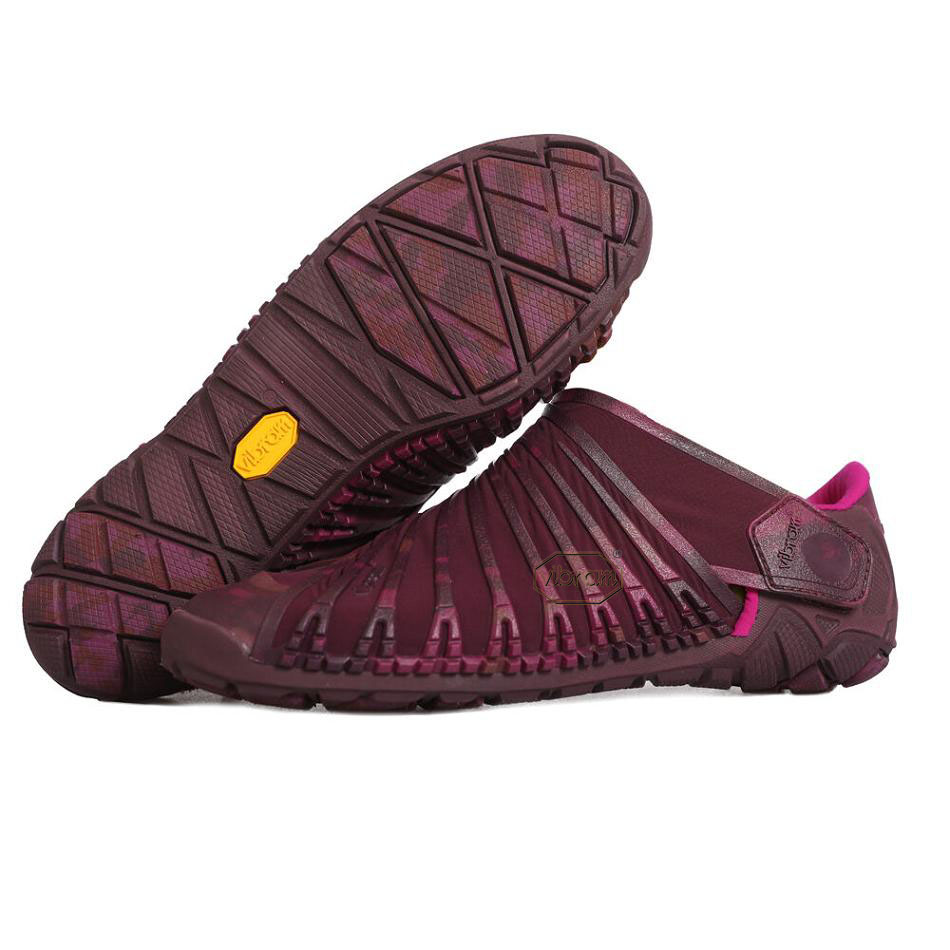 Women\'s Vibram Furoshiki Evo Shoes Burgundy | US_G37