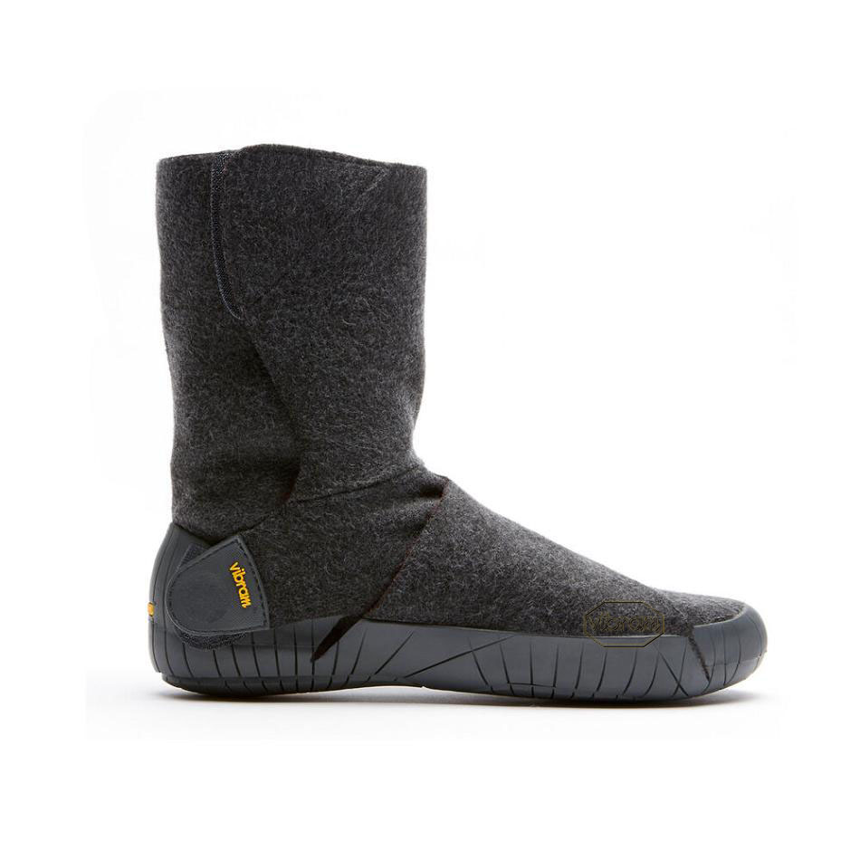 Women's Vibram Furoshiki Russian Felt Mid Boots Grey | US_W50