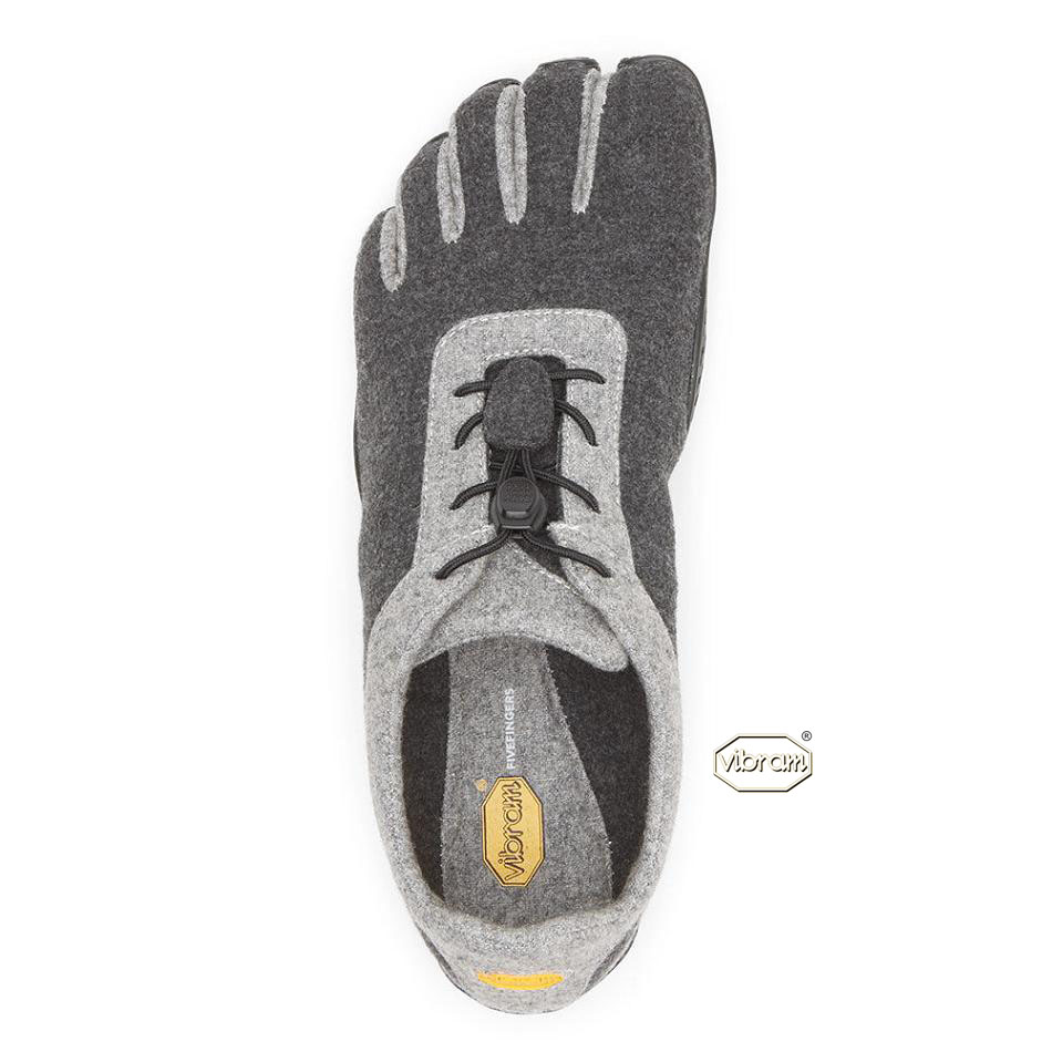 Women's Vibram KSO ECO Wool Casual shoes Grey / Black | US_U52