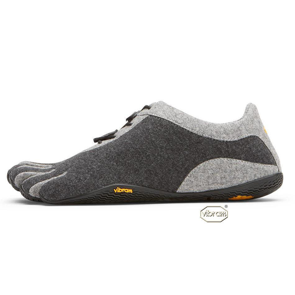 Women's Vibram KSO ECO Wool Casual shoes Grey / Black | US_U52