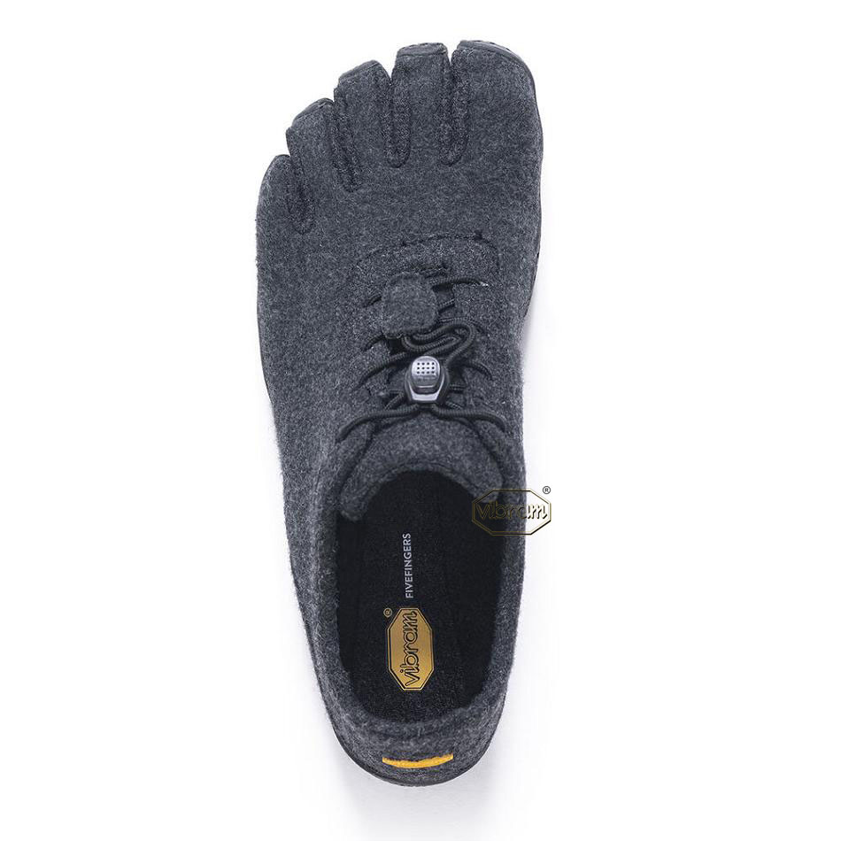 Women's Vibram KSO ECO Wool Casual shoes Grey / Black | US_Y51