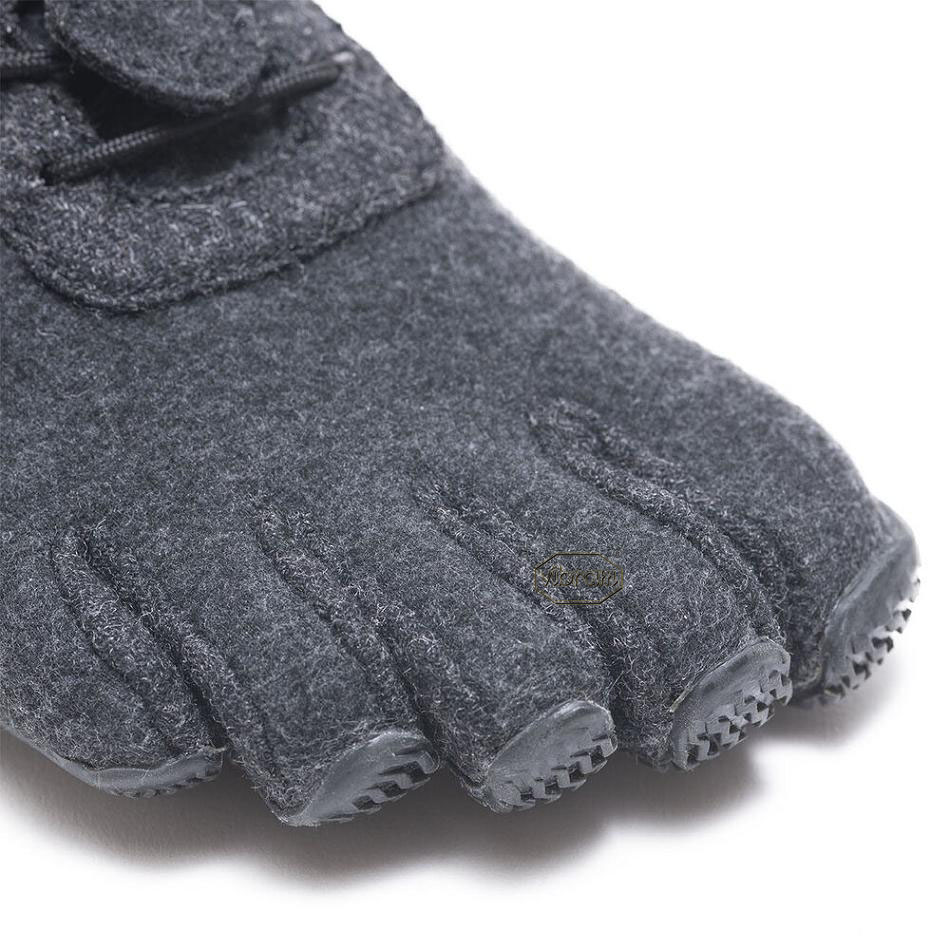 Women's Vibram KSO ECO Wool Casual shoes Grey / Black | US_Y51