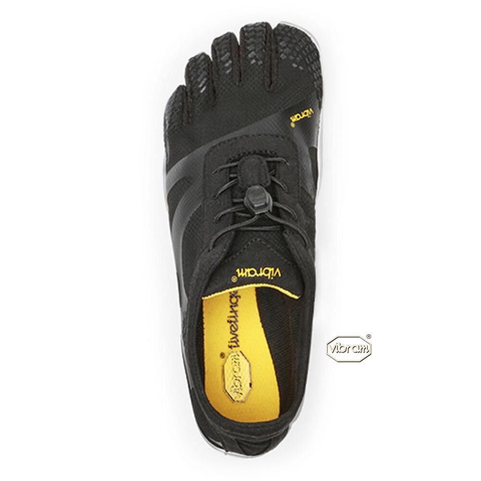 Women's Vibram KSO EVO Training Shoes Black / White | US_J12