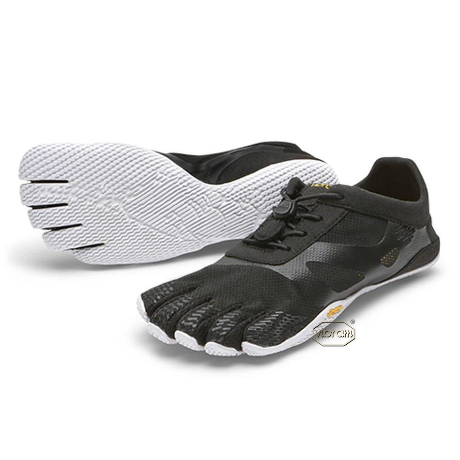 Women\'s Vibram KSO EVO Training Shoes Black / White | US_J12