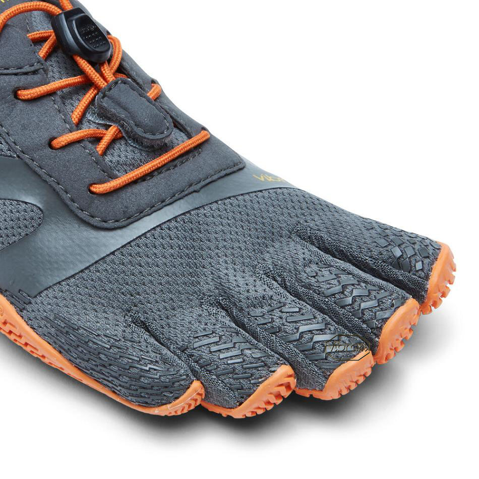 Women's Vibram KSO EVO Training Shoes Grey / Orange | US_H11