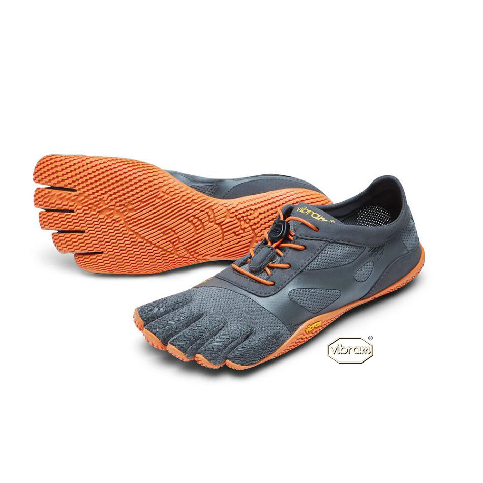 Women\'s Vibram KSO EVO Training Shoes Grey / Orange | US_H11