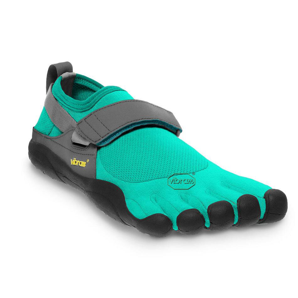 Women's Vibram KSO Training Shoes Blue / Green | US_Z90