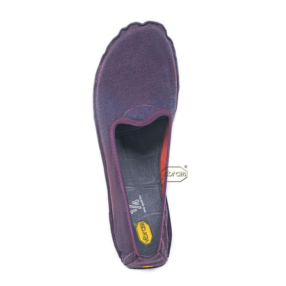 Women's Vibram One Quarter Canvas Shoes Red | US_U55