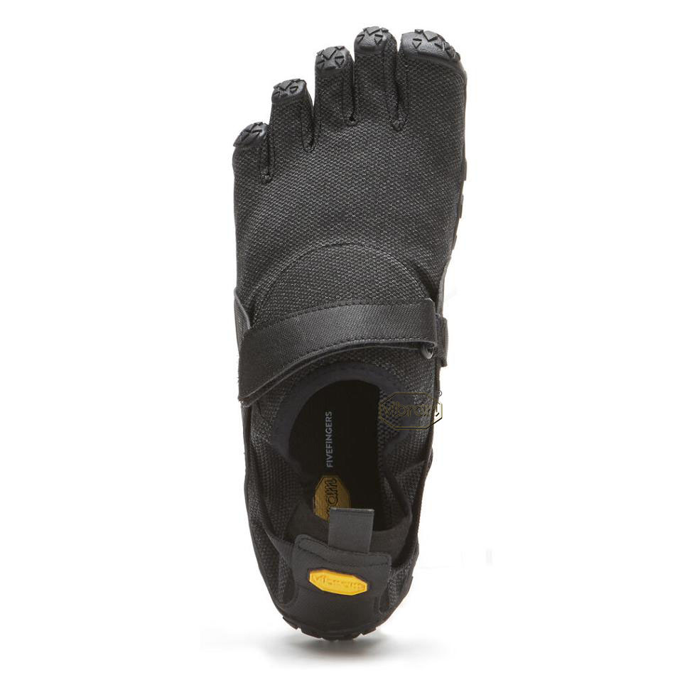 Women's Vibram Spyridon EVO Hiking Shoes Black | US_W71