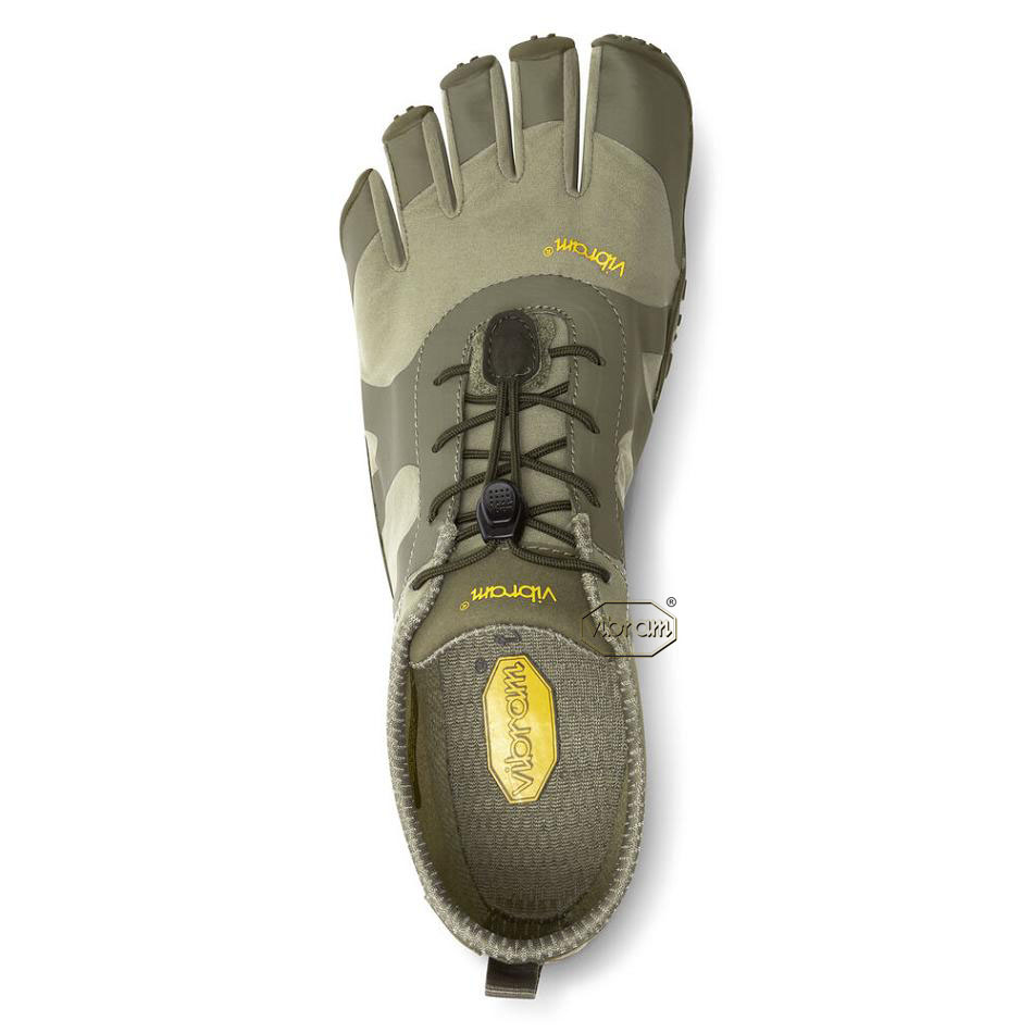 Women's Vibram V-Alpha Hiking Shoes Brown / Khaki | US_Z63