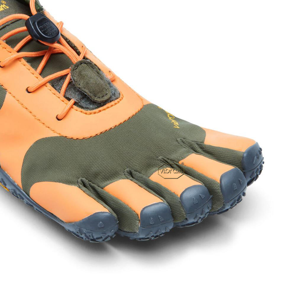 Women's Vibram V-Alpha Hiking Shoes Orange / Grey | US_K61