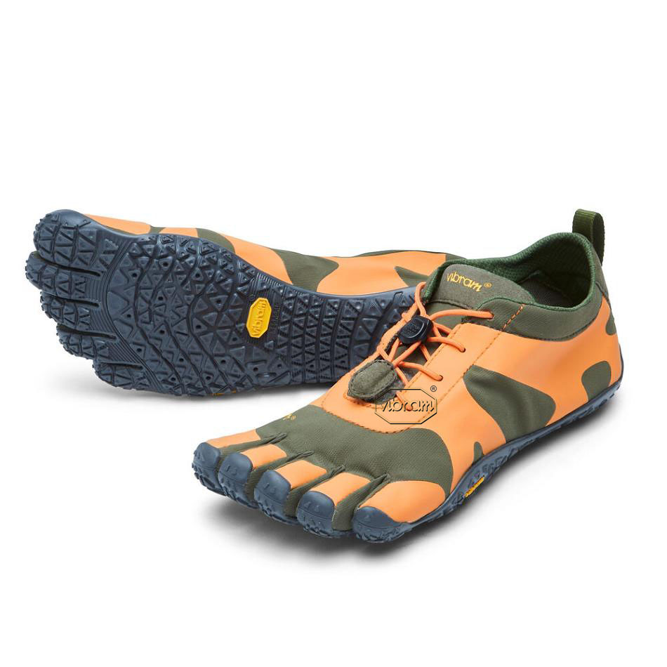 Women\'s Vibram V-Alpha Hiking Shoes Orange / Grey | US_K61