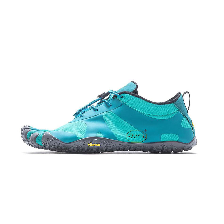 Women's Vibram V-Alpha Hiking Shoes Turquoise / Blue | US_X64