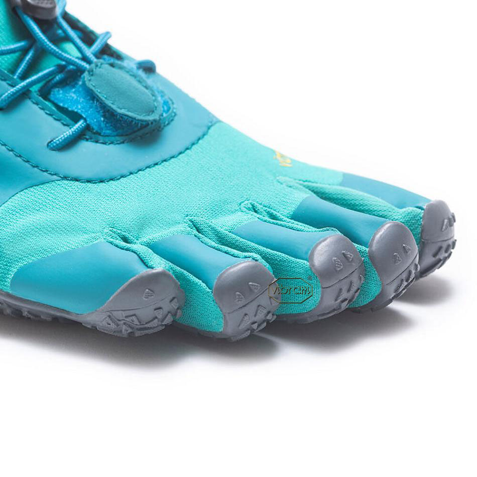 Women's Vibram V-Alpha Hiking Shoes Turquoise / Blue | US_X64