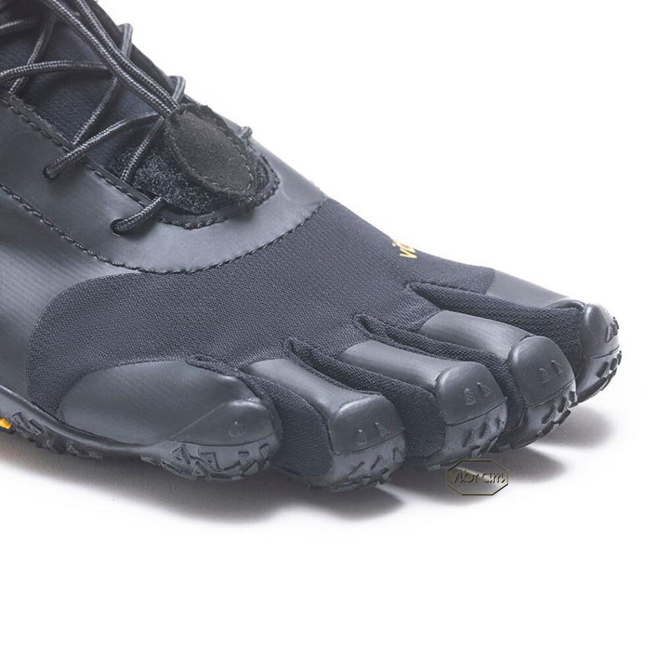 Women's Vibram V-Alpha Trail Running Shoes Black | US_N71