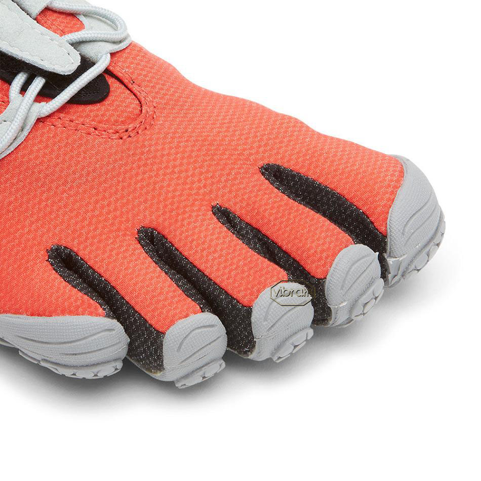 Women's Vibram V-Run Retro Running Shoes Red / Black / Grey | US_Q22