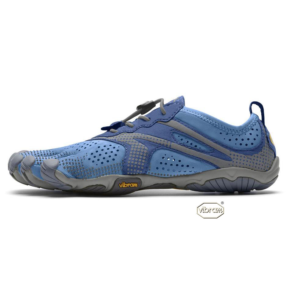 Women's Vibram V-Run Training Shoes Blue | US_P05